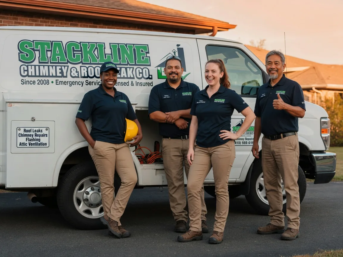 Chimney flashing repair company in Ridott, IL